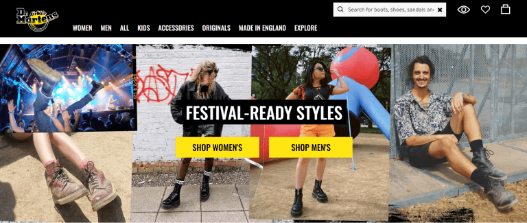 Dr. Martens: Empower your style with our range of women’s boots.